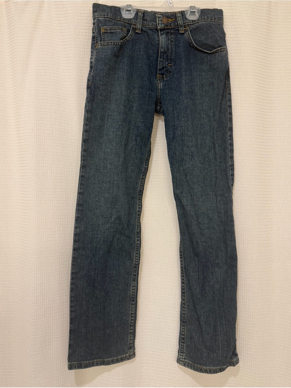 Wrangler Boys Classic Straight Leg Jeans Size 12 Regular Medium Wash Denim